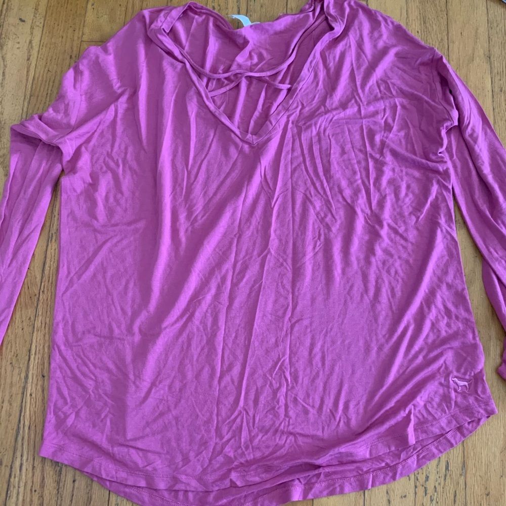 pink PINK long sleeve